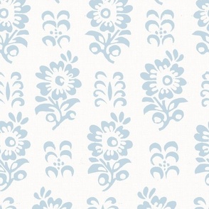 Cordelia 12 Block Print Blue