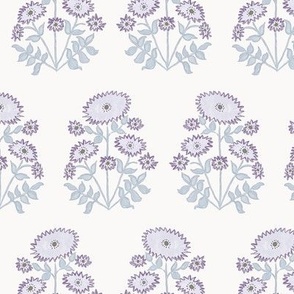 Melanie Block Bloom Lavender and Light Blue 6