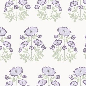 Melanie Block Bloom Lavender and Light Green 6