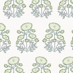 Melanie Block Bloom Shades of Green 6