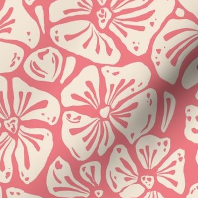 [Medium] Tropical Fuzzy Peach Coordinate- Candy Pink