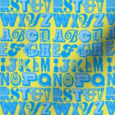 alphabet (blue/yellow)
