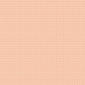 Grid in Peaches and Cream (small scale)