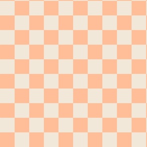 Peach Fuzz Checker Print