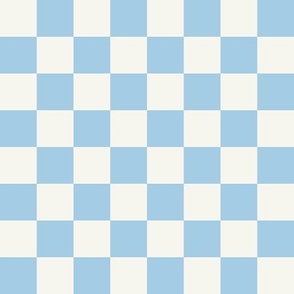 Sky blue checkerboard-2x2