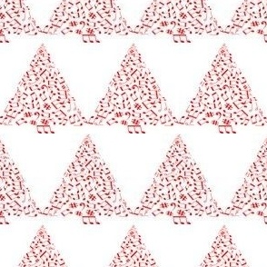 Christmas Tree Notes - Red