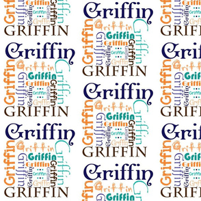 Griffin Name Fabric
