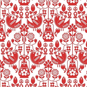 Dandy Scandi - Red + White - JUMBO