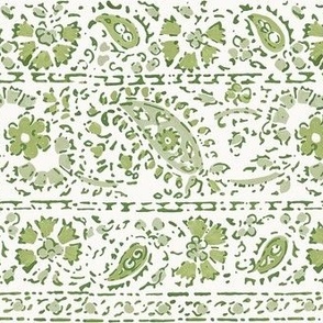 Paisley Border Green