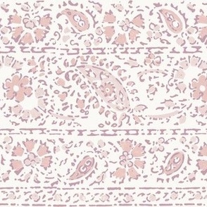 Paisley Border Mauve