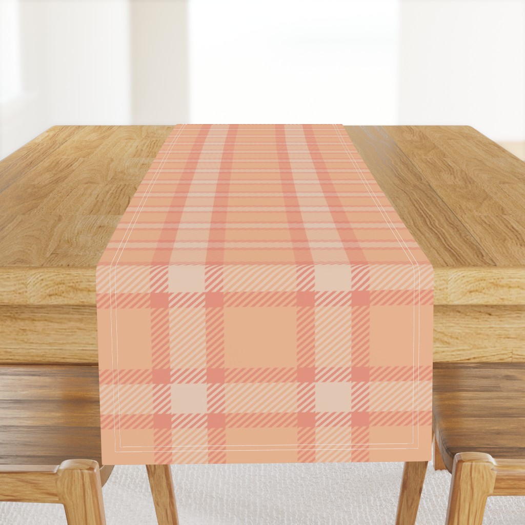 Tartan Peach Fuzz Plaid