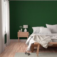 green plaid with silver doll