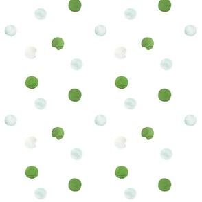 Confetti Green and Grey - Medium Scale