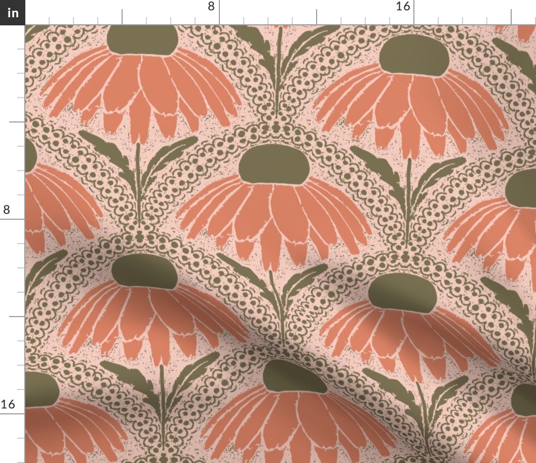 Flower Block Print