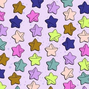 Lavender Haze Paper Stars