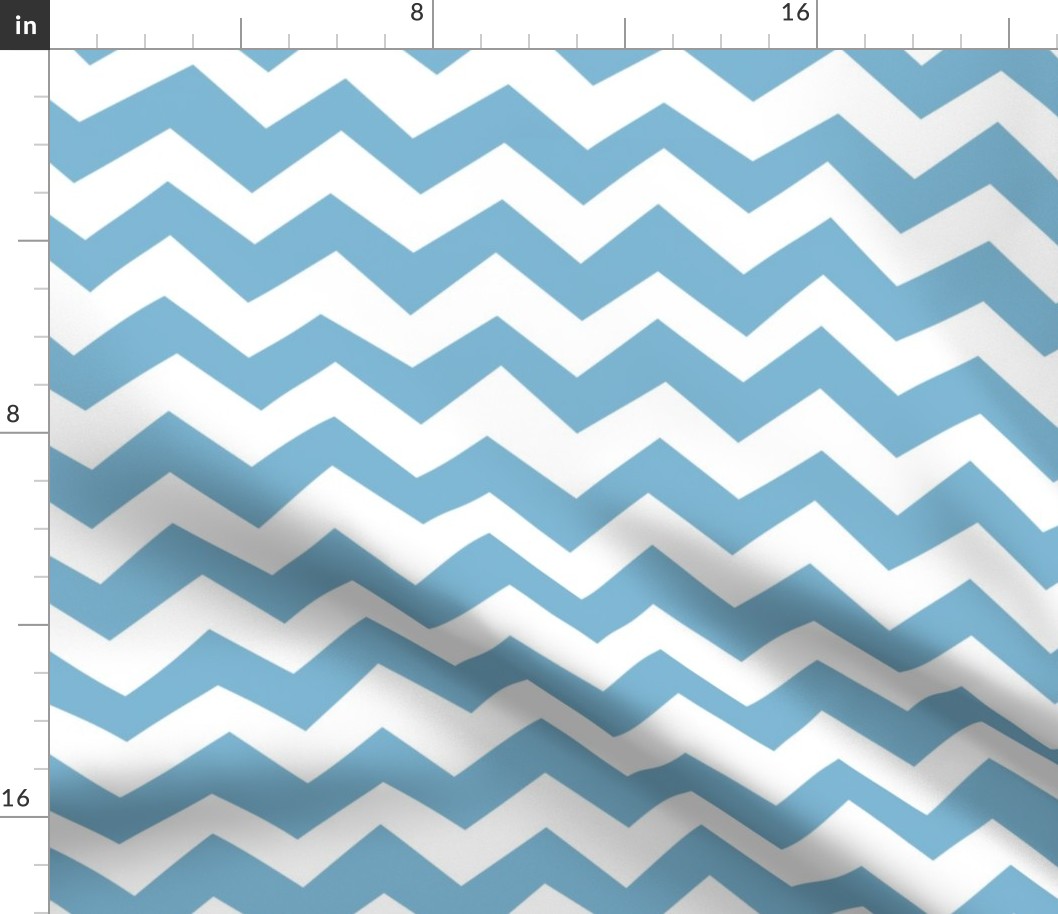 Chevron Dusk Blue