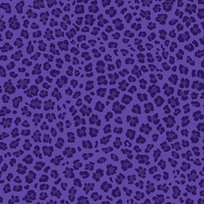Leopard Print  - LSU Tigers Purple