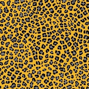 Leopard Print - Missouri Tigers Black and Yellow