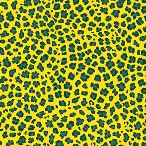 Leopard Print - Oregon Ducks Yellow and Green