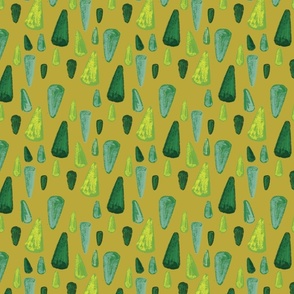 Chartreuse Emerald Cones