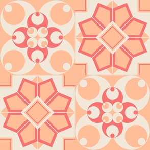 Peach Fuzz Mosaic - Large