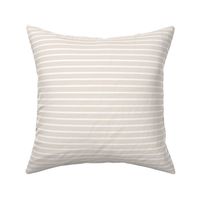 Neutral Stripes (Horizontal) in Light Beige and White - Small - Soft Neutrals, Beach House, Classic Stripes