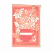 Tea Time Floral - Peach Fuzz