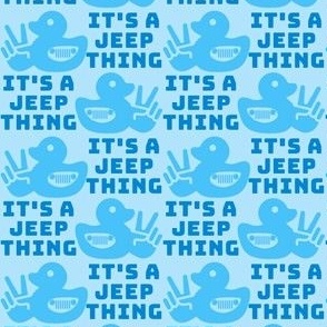It's A Jeep Thing Blue