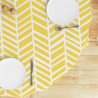 Herringbone Citron Zest Yellow by Friztin