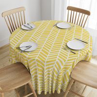 Herringbone Citron Zest Yellow by Friztin