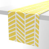 Herringbone Citron Zest Yellow by Friztin