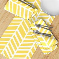 Herringbone Citron Zest Yellow by Friztin