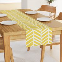 Herringbone Citron Zest Yellow by Friztin