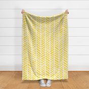 Herringbone Citron Zest Yellow by Friztin