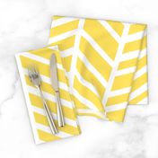 Herringbone Citron Zest Yellow by Friztin