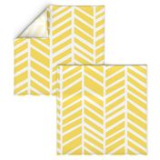 Herringbone Citron Zest Yellow by Friztin