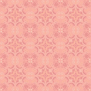 Large - Pantone Peach Pearl Tiles