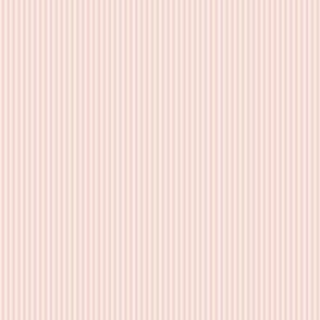 Mini Pinstripe Cotton Candy Pink and Cream