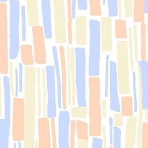 Retro pastel Modern Shapes Abstract Lines Mid-Century Modern Pattern 