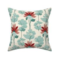 Eccentric Blooms: Quirky Florals in Seamless Hand-Painted style Pattern (4)