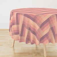 Sun Set Vibes - Chevron Plaid - Large