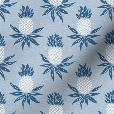 Pineapples Block Print