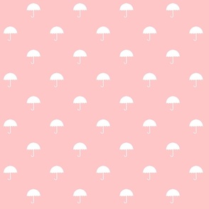 Blush pink umbrella