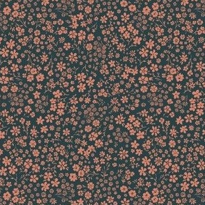 Agatha Ditsy Floral Muted Spice  SMALL 4X5 inch