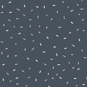 Sprinkles Pattern - Modern Simple Blender - Dark Gray and White