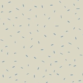 Sprinkles Pattern - Modern Simple Blender - Neutral Taupe and Blue