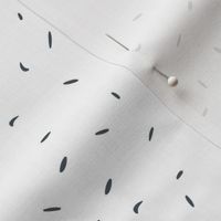 Sprinkles Pattern - Modern Simple Blender - White and Gray 
