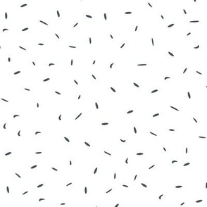 Sprinkles Pattern - Modern Simple Blender - White and Gray 