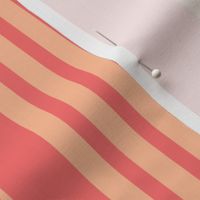 Sultry Stripes | Modern Balanced Stripes | Peach Fuzz