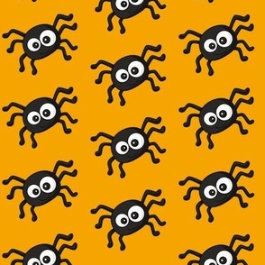 Adorable Arachnids in Orange